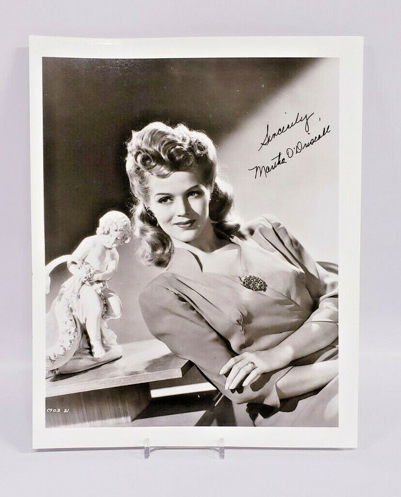 Autographed photo Martha O’Driscoll 1941 8x10 No COA