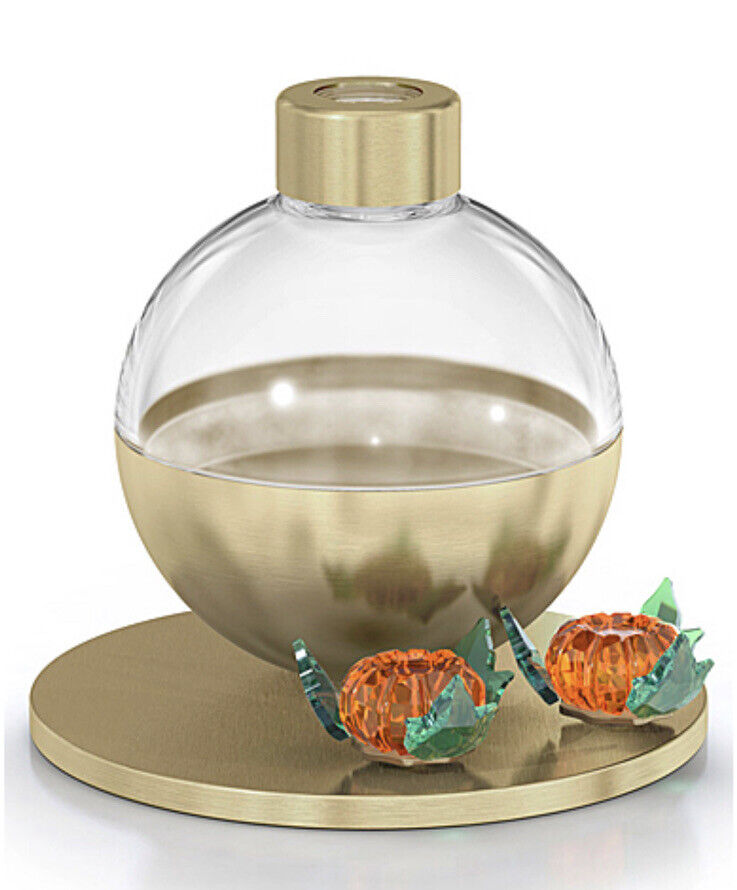 Swarovski Crystal Garden Tales Pumpkin Scent Diffuser 5613190 $165 New