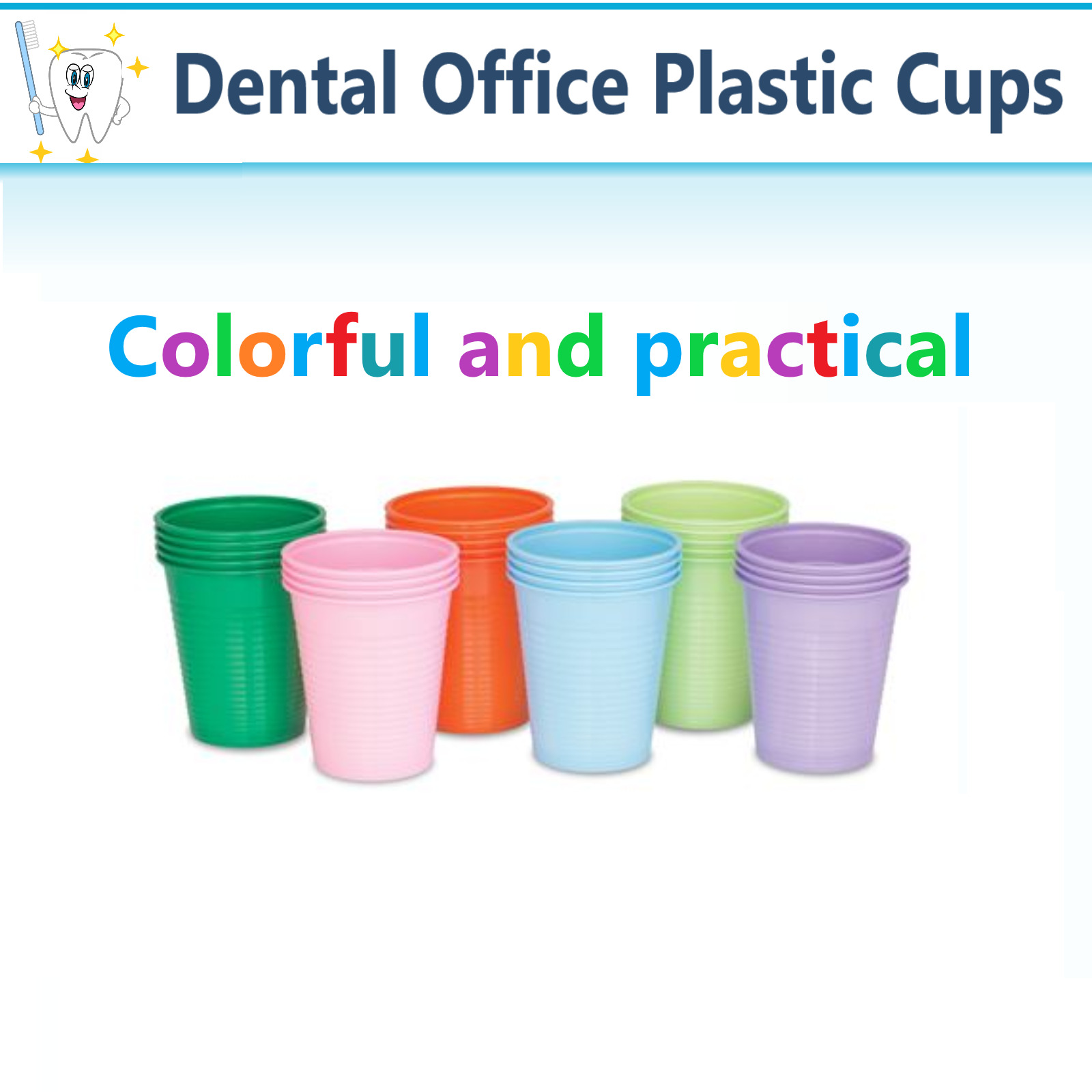 Dental Cups Disposable For Medical Dental Clinics 5 Oz, All Color Upto 1000/Cs 