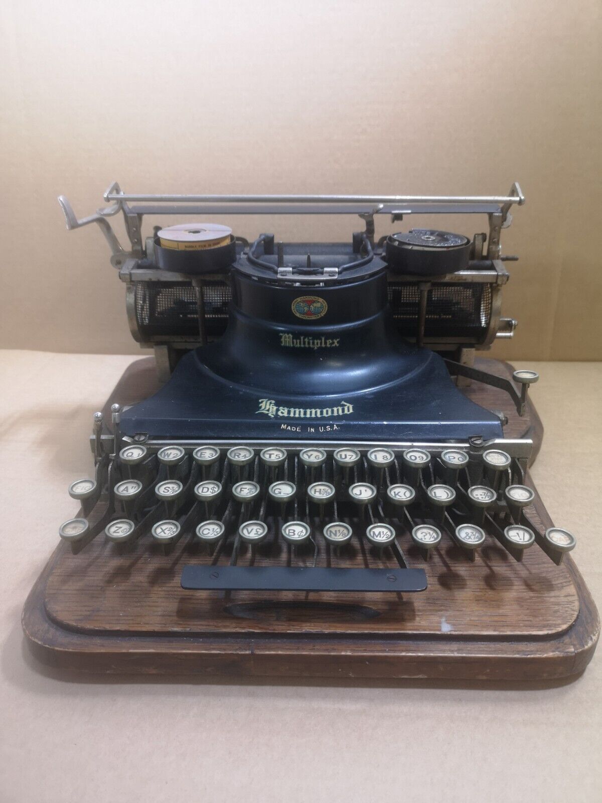 Hammond Multiplex Typewriter Vintage Antique