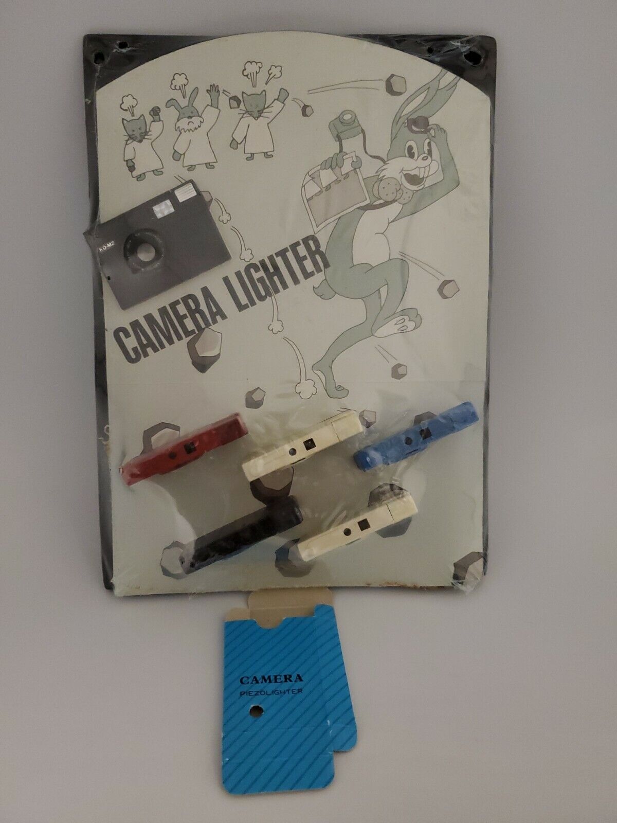 Vintage Piezol Camera Cigarette Lighter Full Store Display NEW RARE 