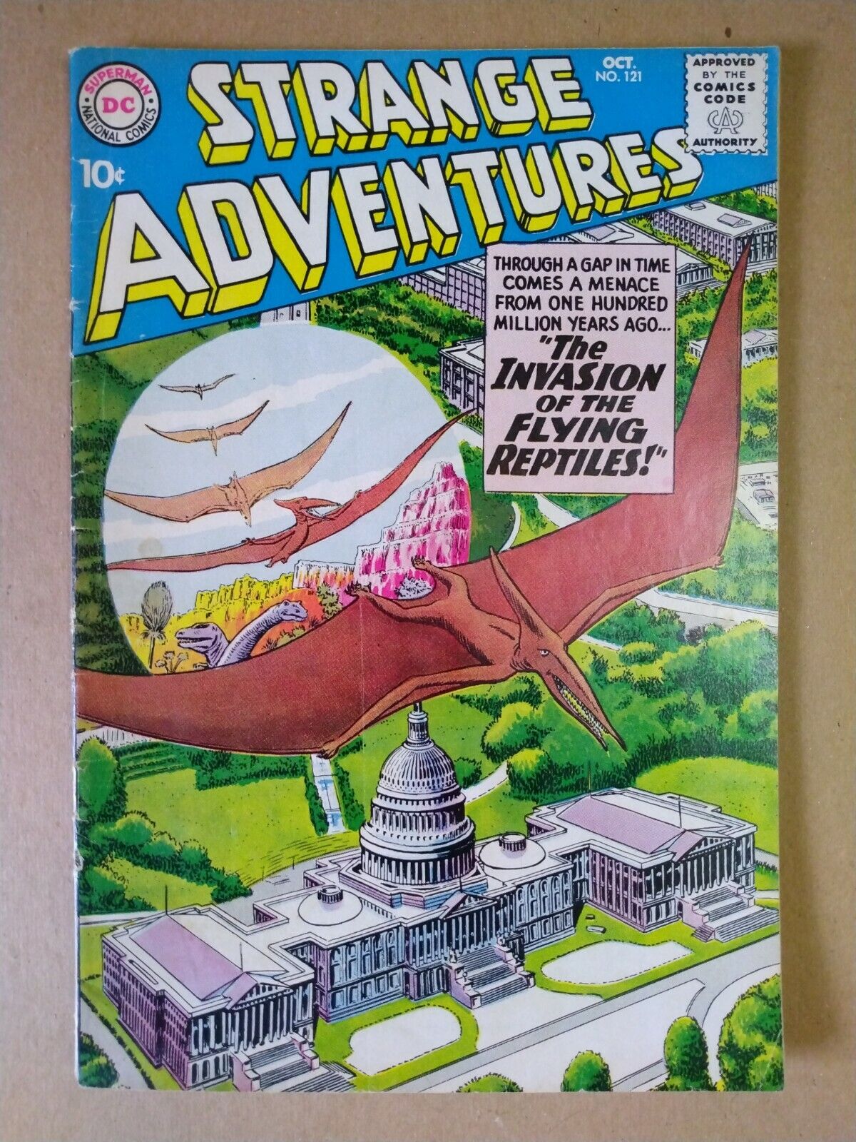 Strange Adventures Vintage Comic Book 1960 #121 VG DC Comics Sci-Fi Silver Age