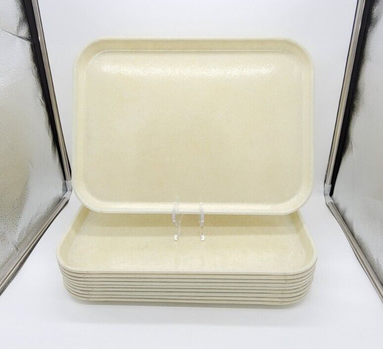 Vintage Academia 10pc Lot Camtray Cambro Lunchroom Trays 16” X 12” Cafeteria
