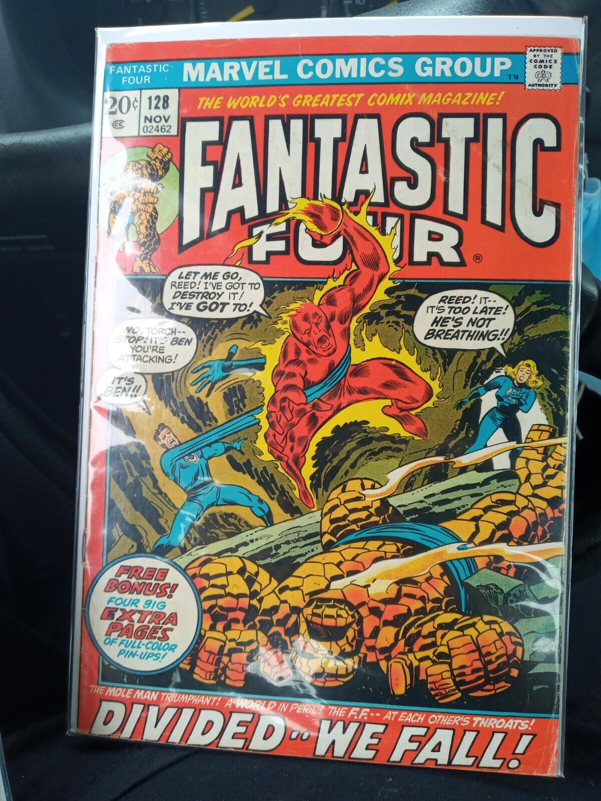 Fantastic Four 128 Has Pull Out..
