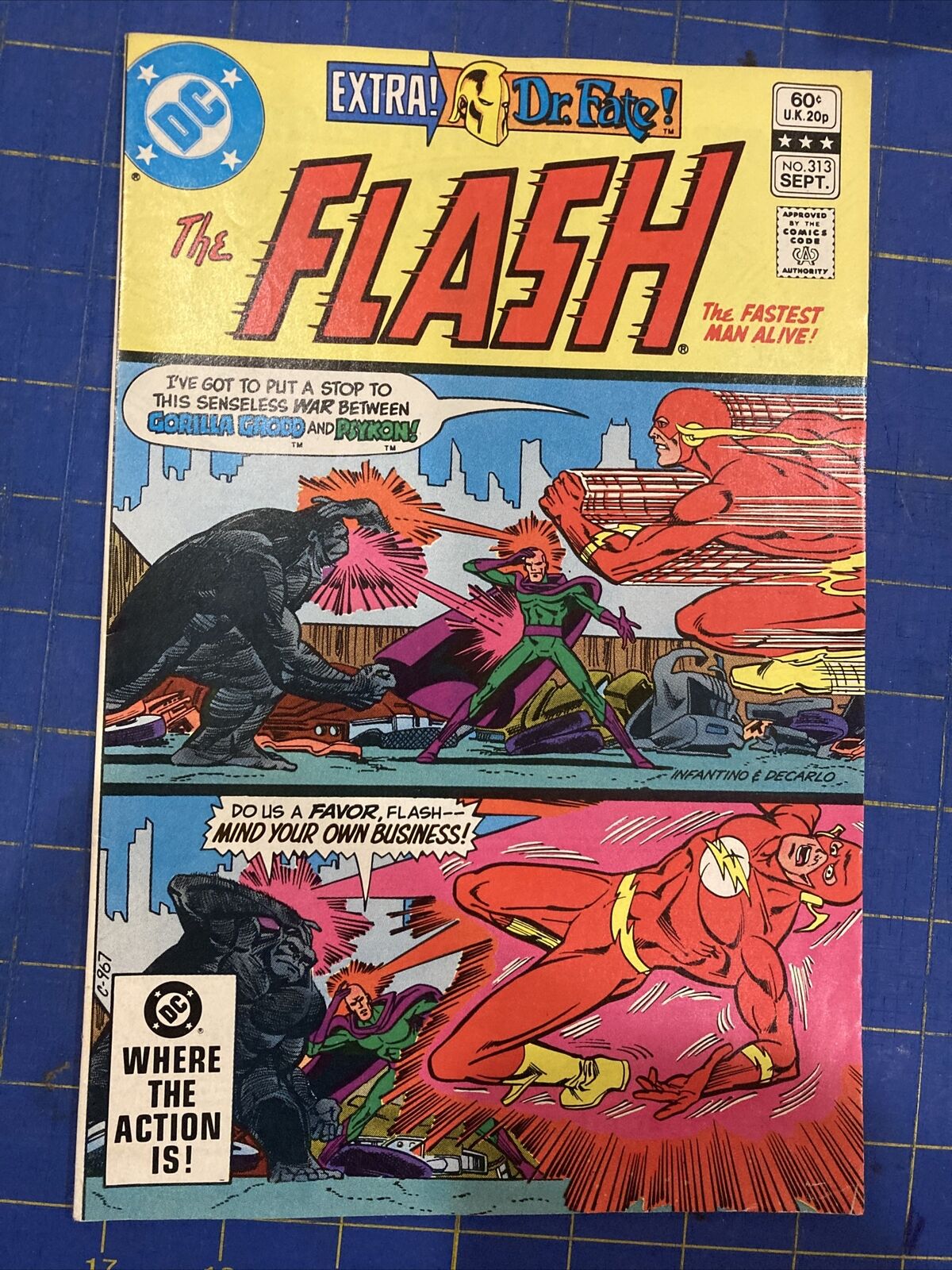 The Flash #313 DC Comics Very Fine VF Condition September 1982 Nice Copy C1