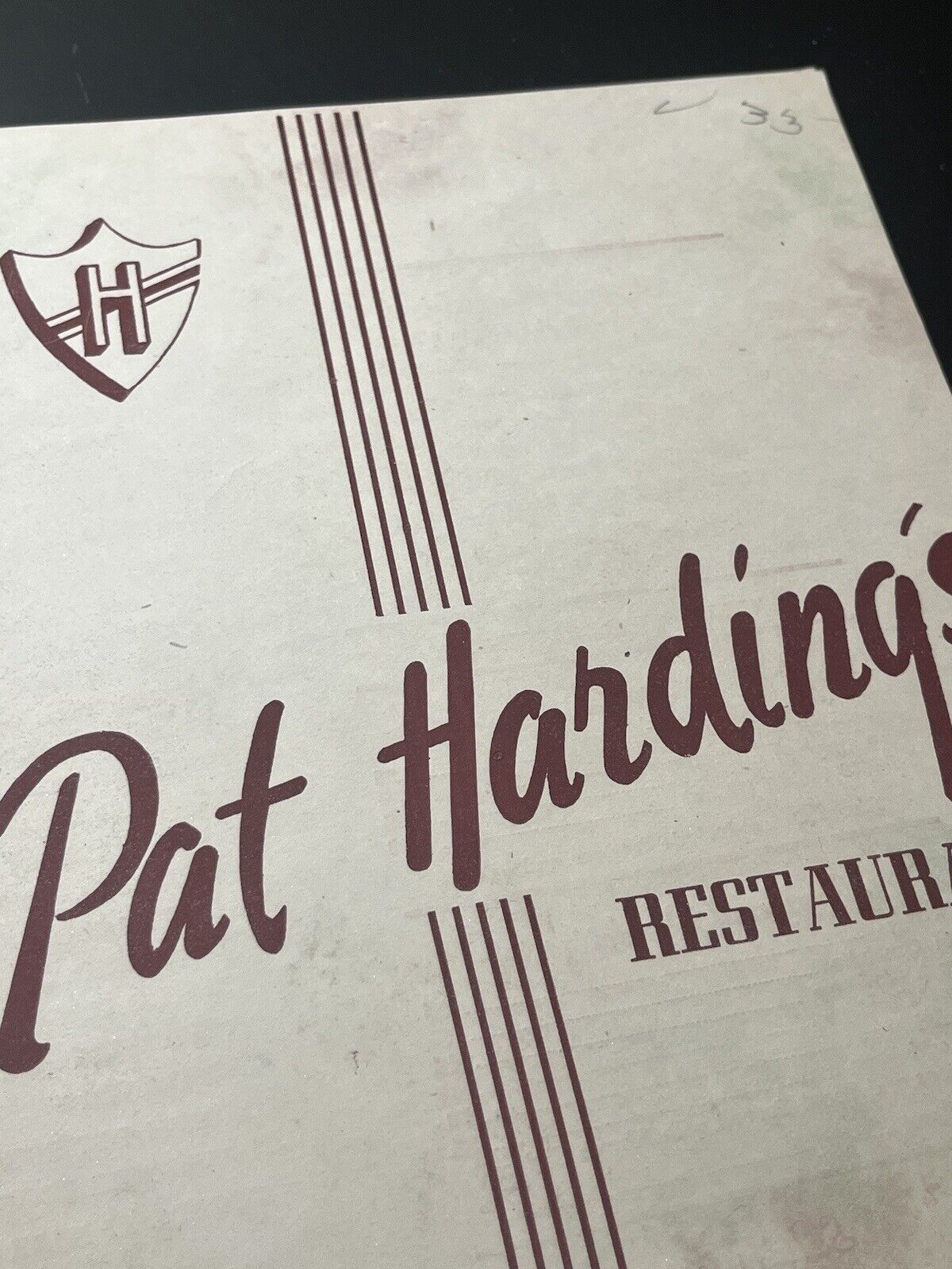 Pat Harding’s Vintage 47 Coffee Shop Menu South Western Los Angeles California