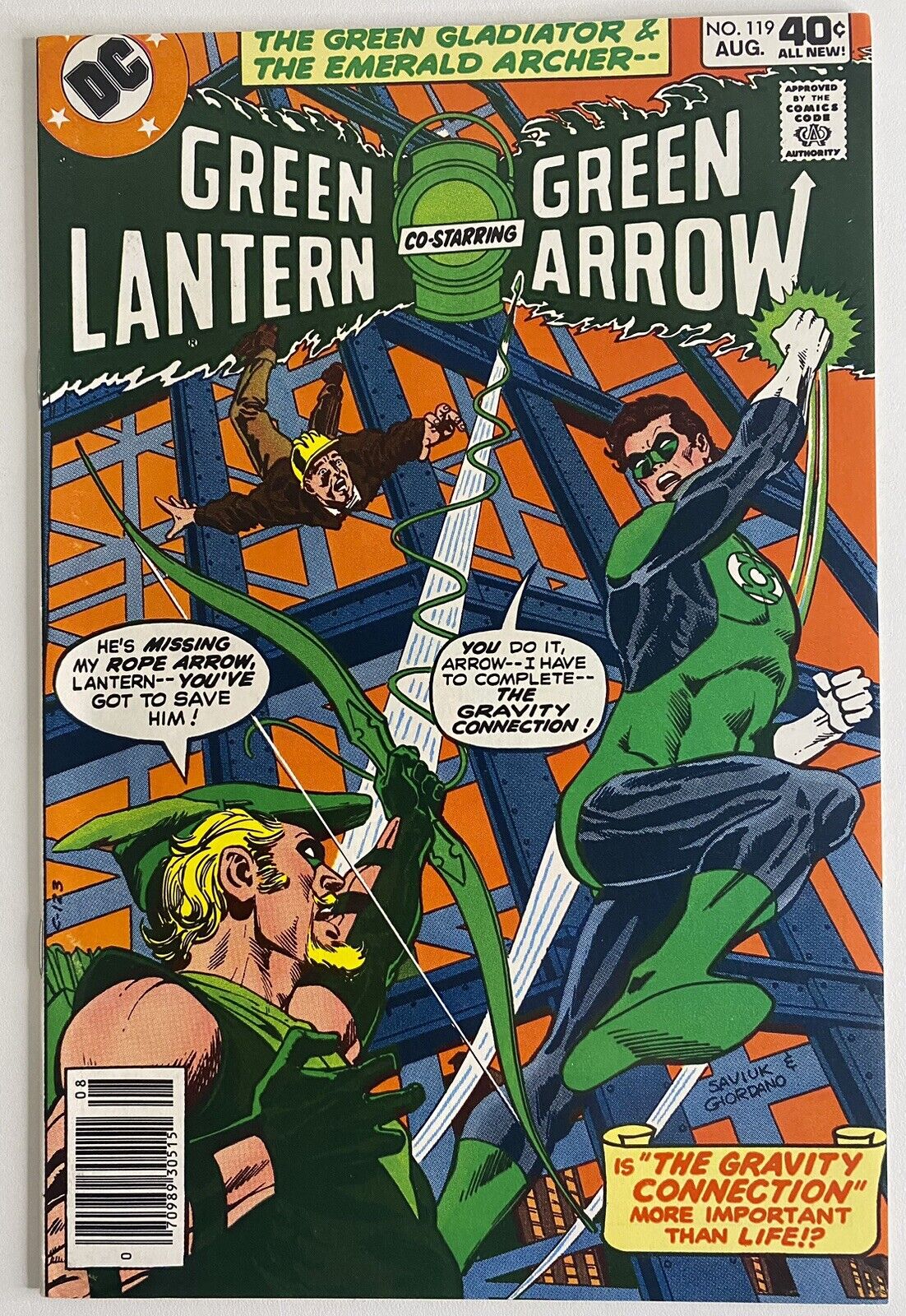 Green Lantern Co-Starring Green Arrow #119, DC, High Grade One Owner