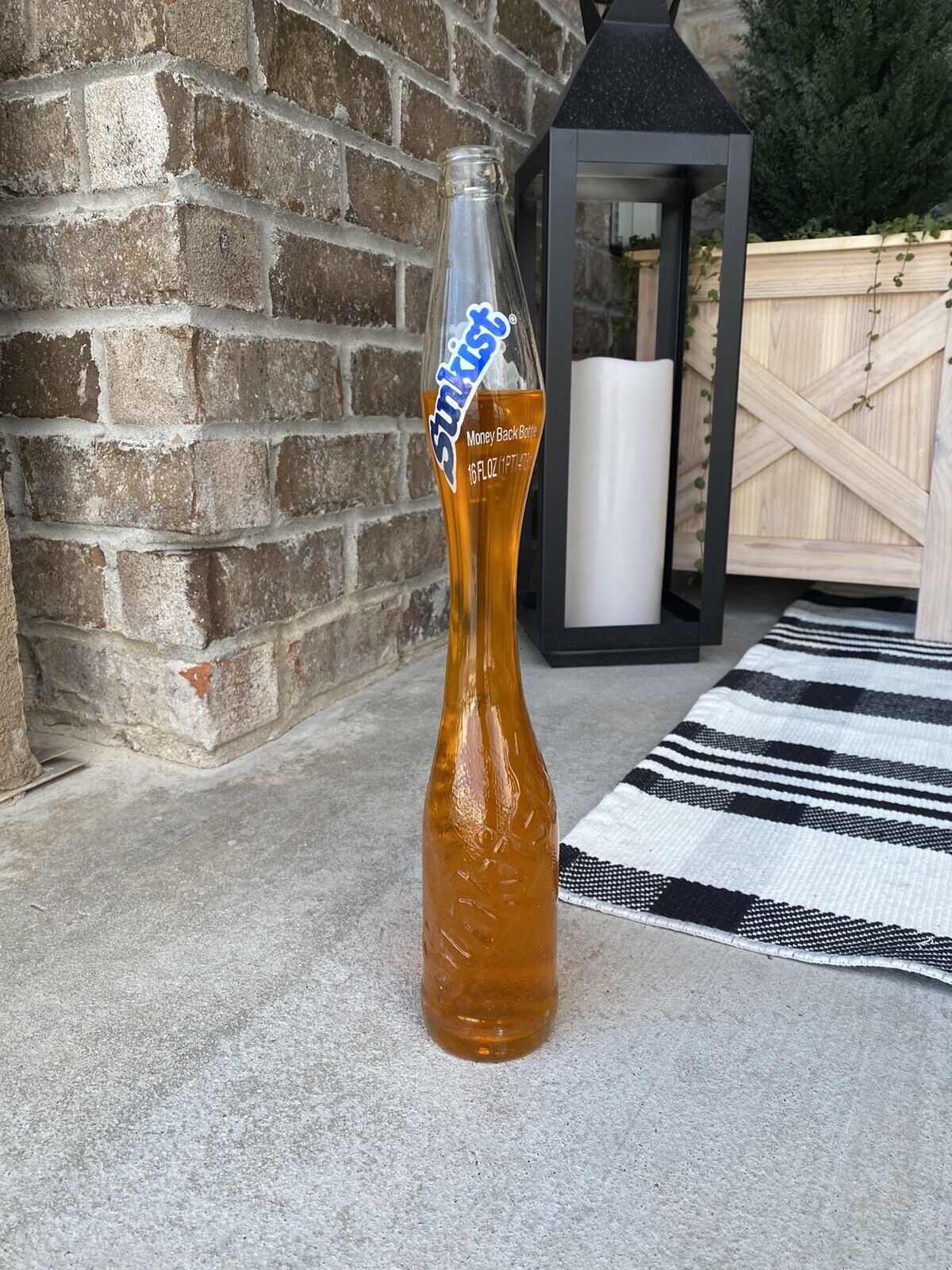 Vintage Original Stretched Soda Bottles 16 Oz 1970’s Antique Sunkist