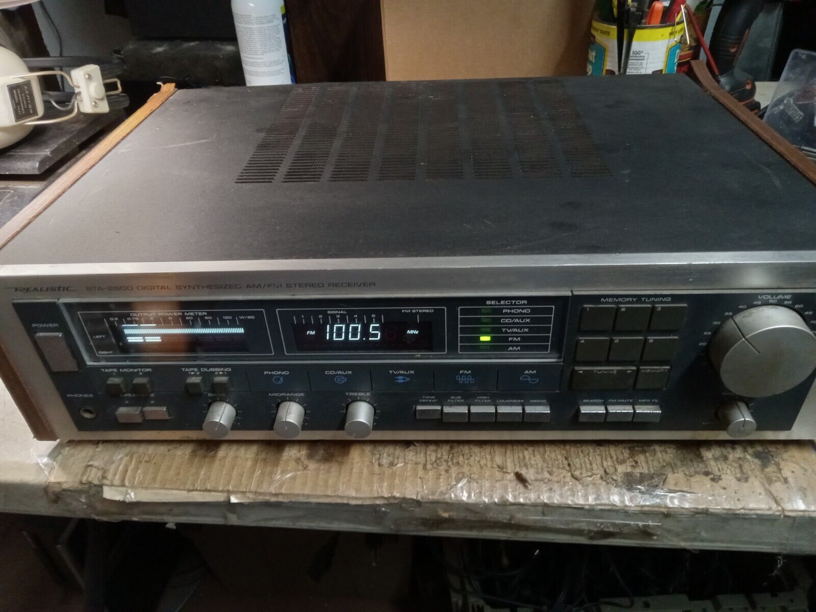 Ready for Restoration Tested Realistic STA-2600 Stereo Receiver