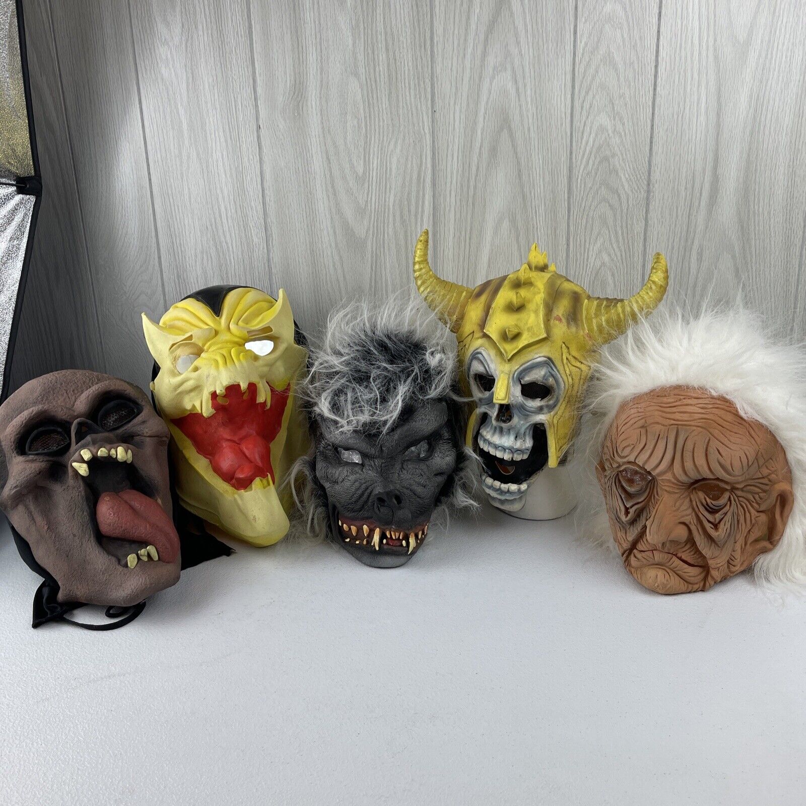 Vintage 1995 Paper Magic Group Halloween mask Lot 0f 5 **READ**