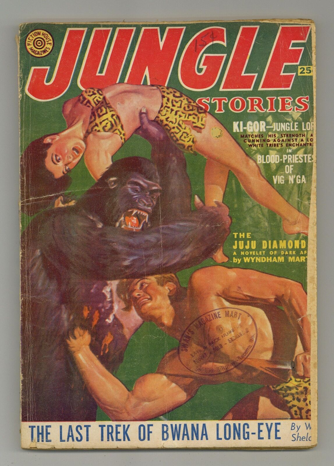 Jungle Stories Pulp 2nd Series Dec 1951 Vol. 5 #4 VG 4.0