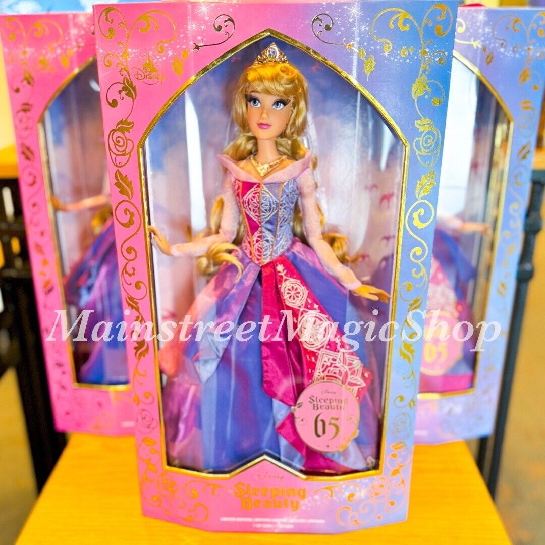 2024 Walt Disney 65th Anniversary Sleeping Beauty Aurora LE 5000 17 inch Doll
