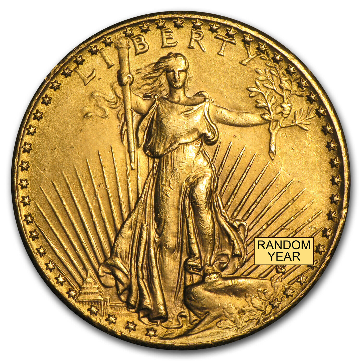 $20 St Gaudens Gold Double Eagle (Cleaned)