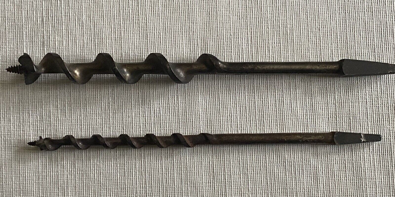 Vintage Irwin #12 And #6 Auger Drill Bits