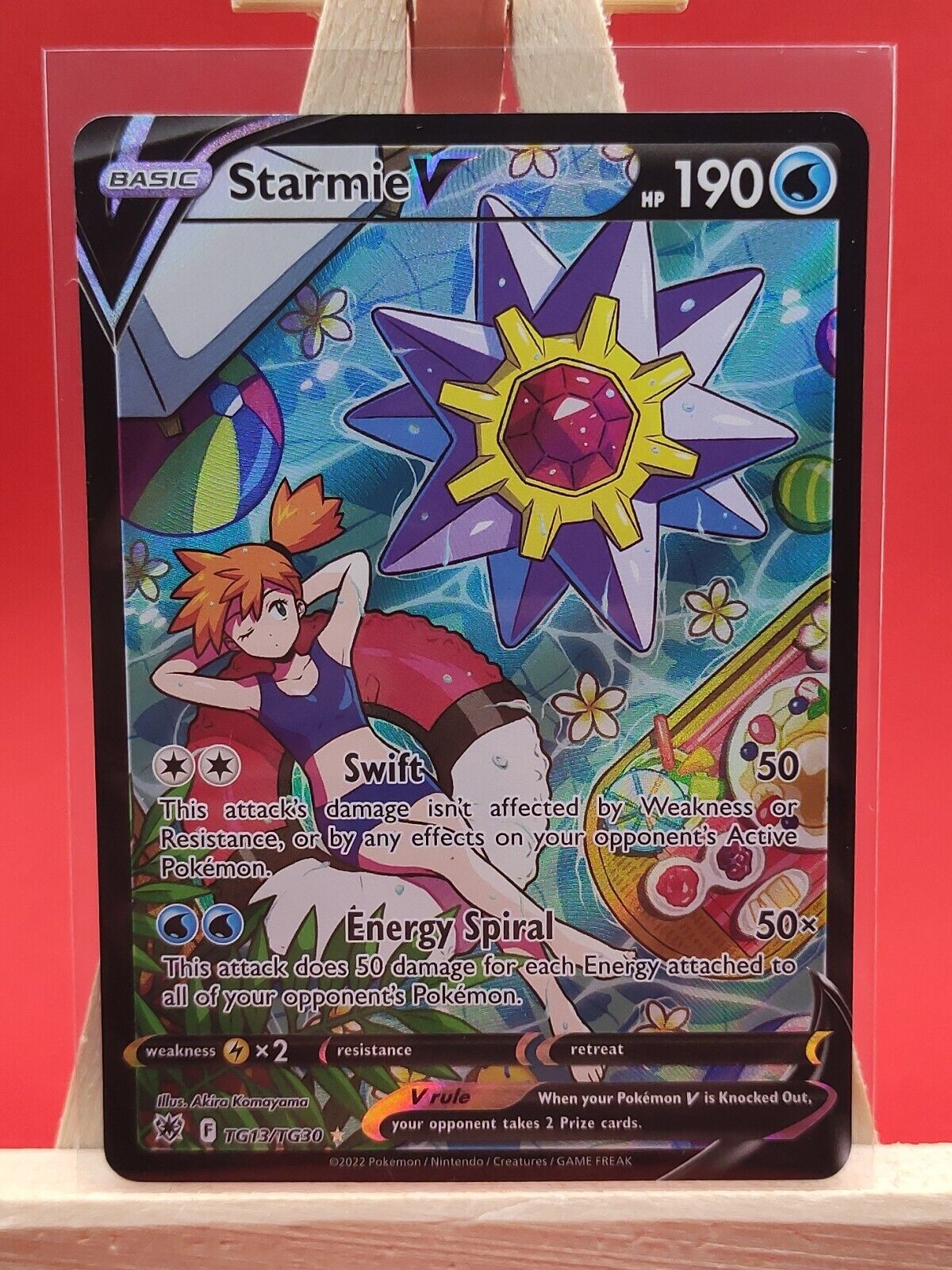 Starmie V TG13/TG30 Astral Radiance Trainer Gallery Ultra Rare Pokemon Card New