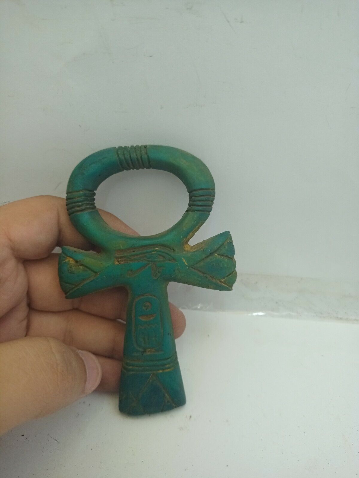 RARE ANTIQUE ANCIENT EGYPTIAN Key of Life Happy Extra Life Eye of Hours 1620 Bc