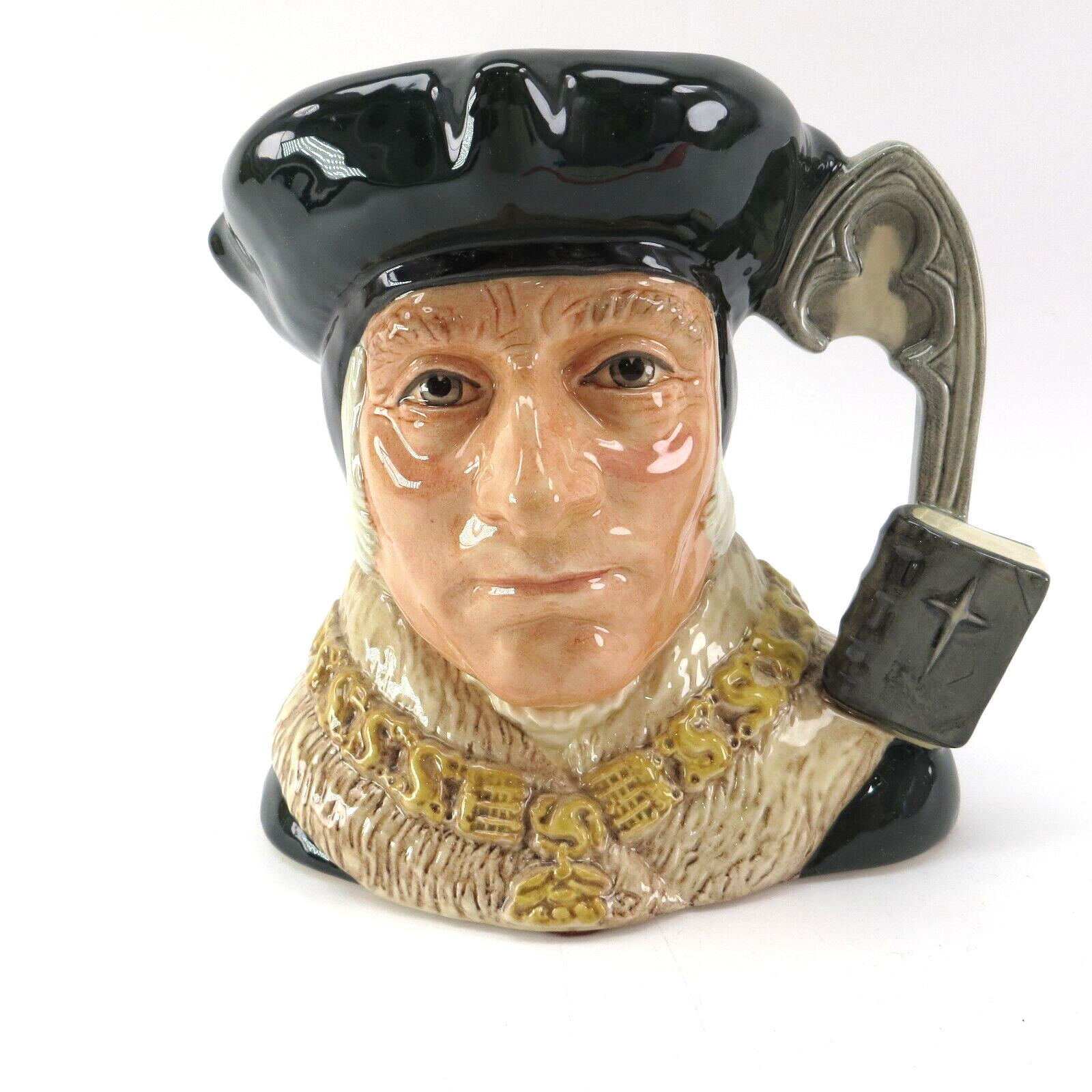 ROYAL DOULTON Sir Thomas More D6762 Character Toby Jug Mug Figurine Large 7\