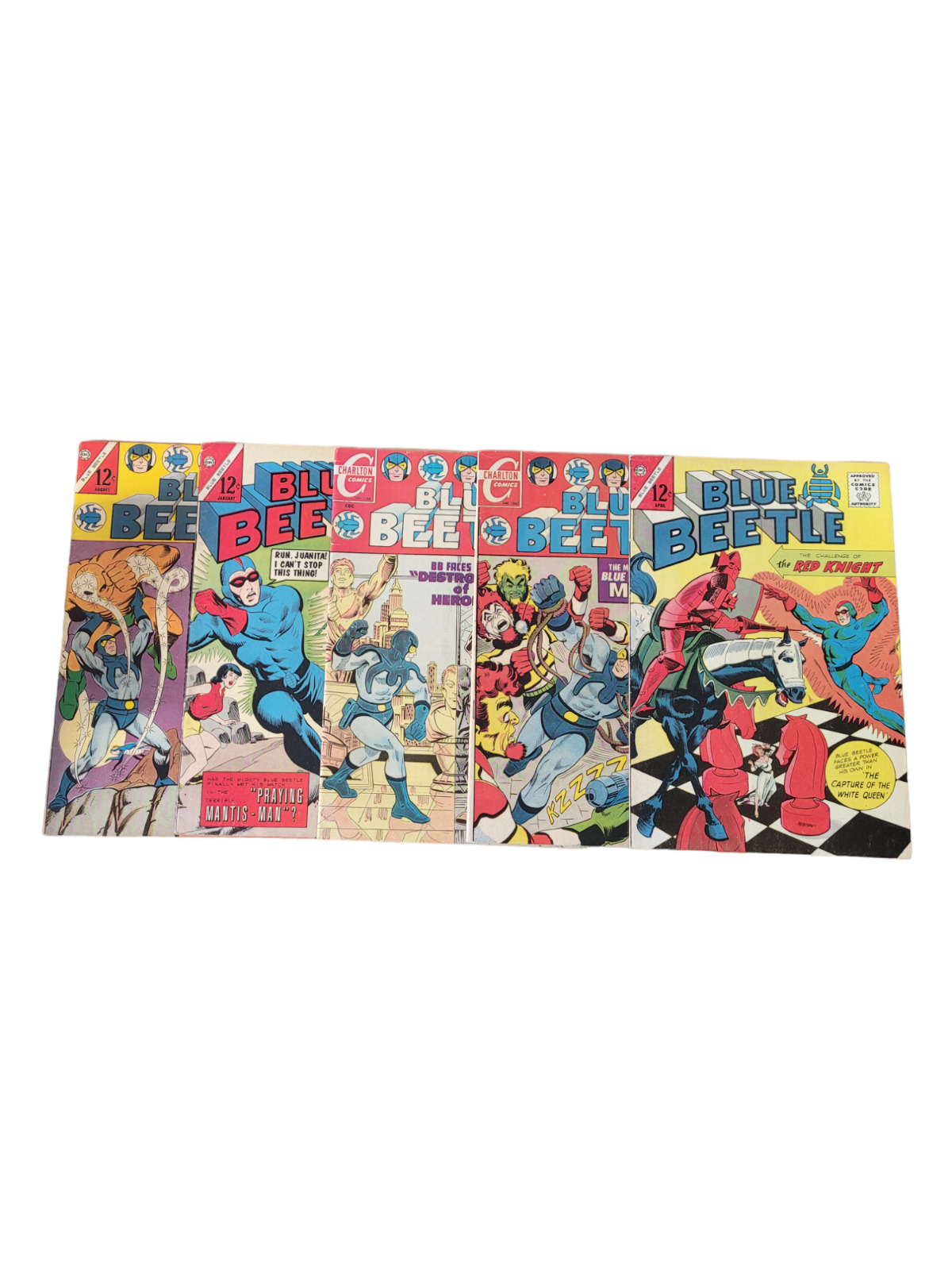Blue Beetle - Lot Of 5 Comic Books New DCEU Movie Mid Grade + DC Charlton Rare