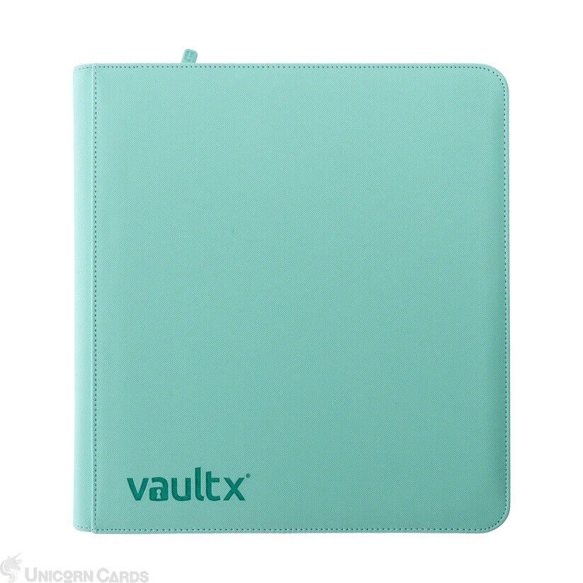 Vault X: Premium 12-Pocket Exo-Tec® Zip Binder - Mint Green :: 20 Pages Album ::