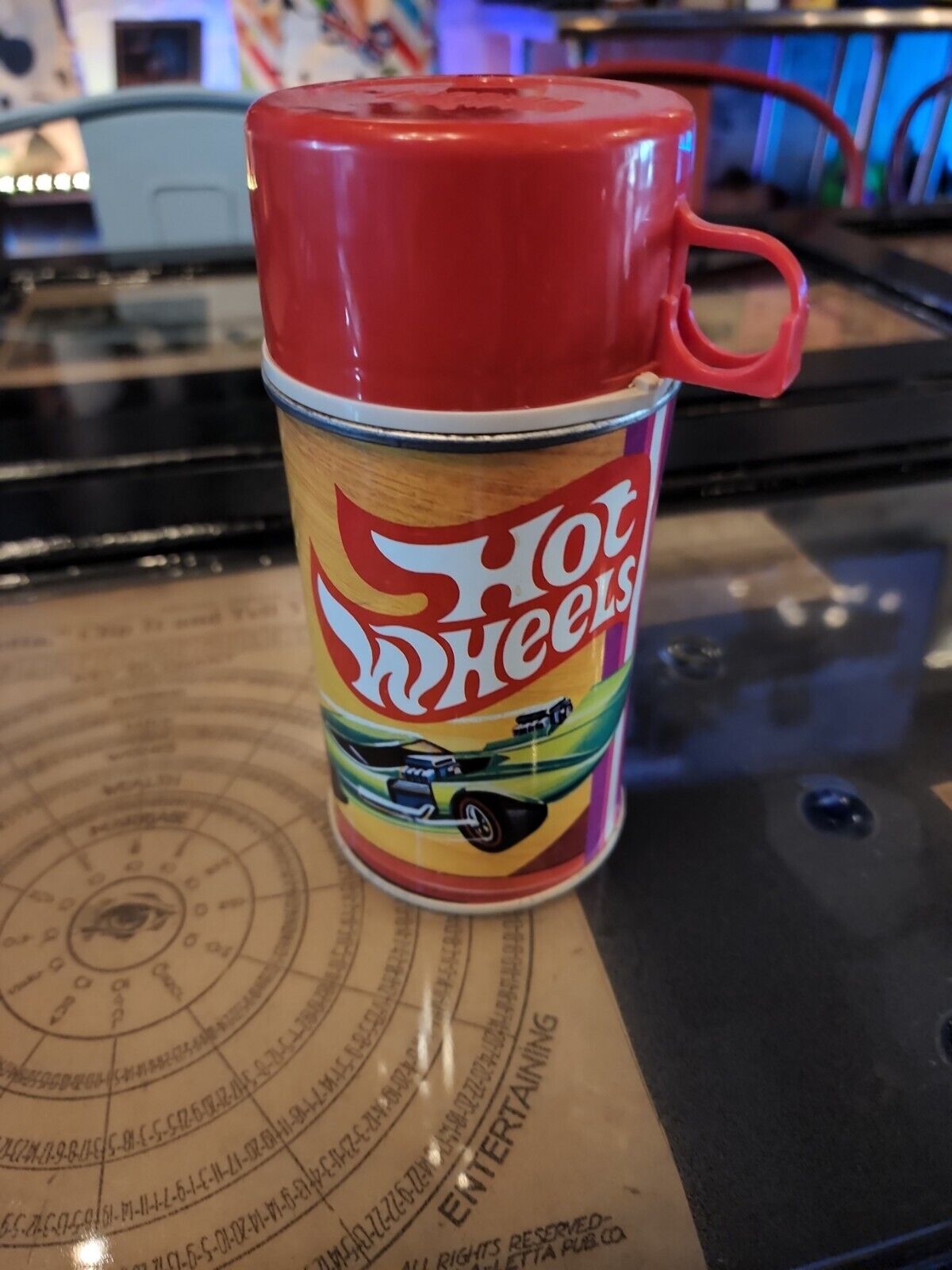 1969 Hot Wheels Metal Thermos