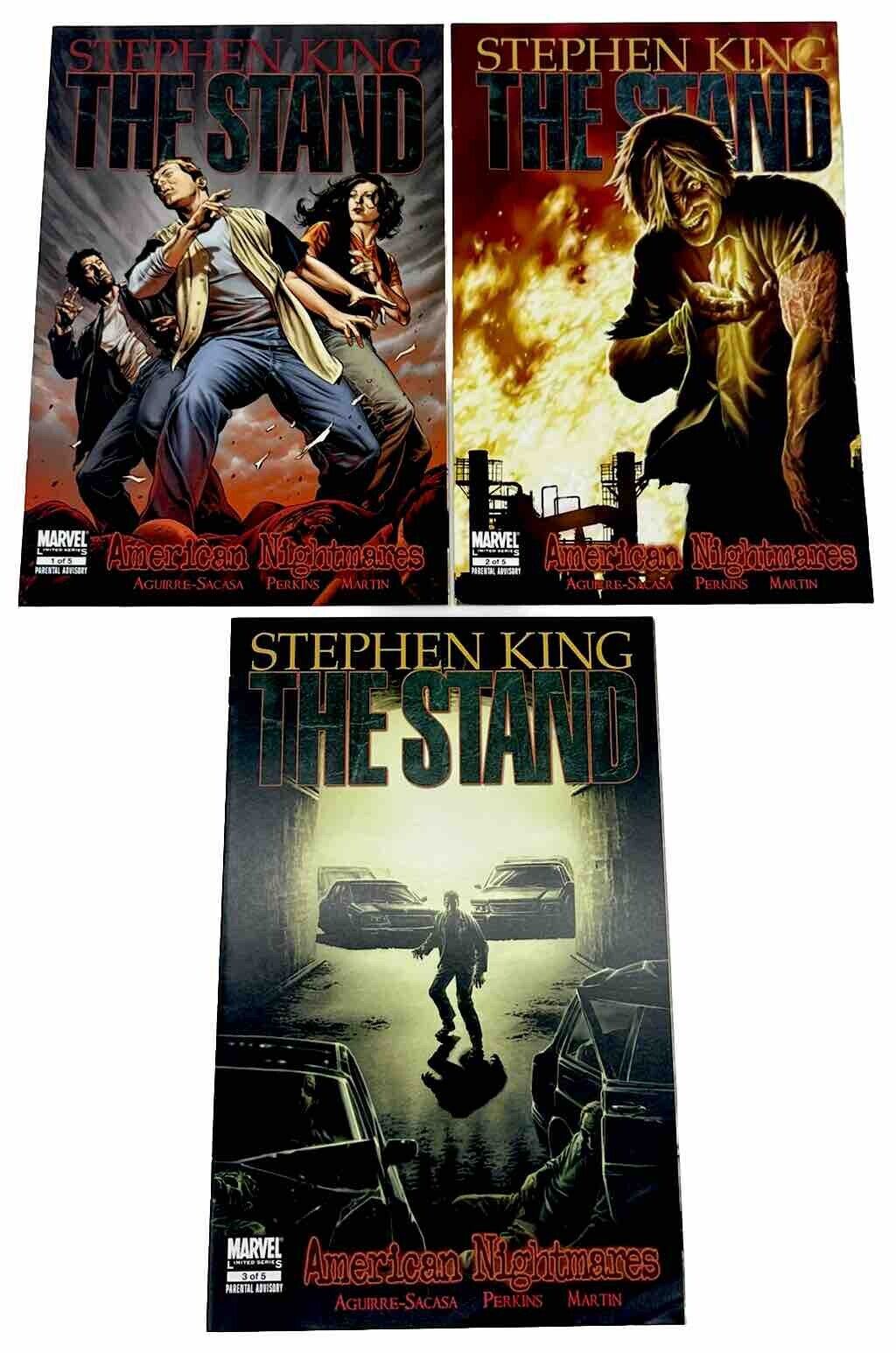 Stephen King's The Stand American Nightmares 1-3 Marvel Comics VGC SHIPS FAST