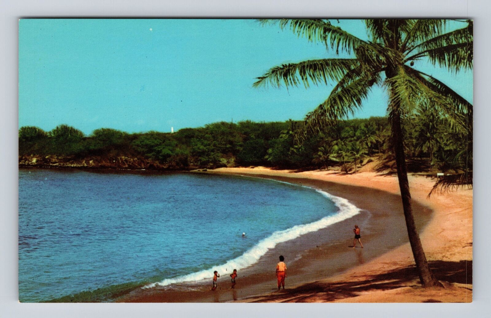 Maui HI-Hawaii, Kapalua Beach, Antique, Vintage Souvenir Postcard