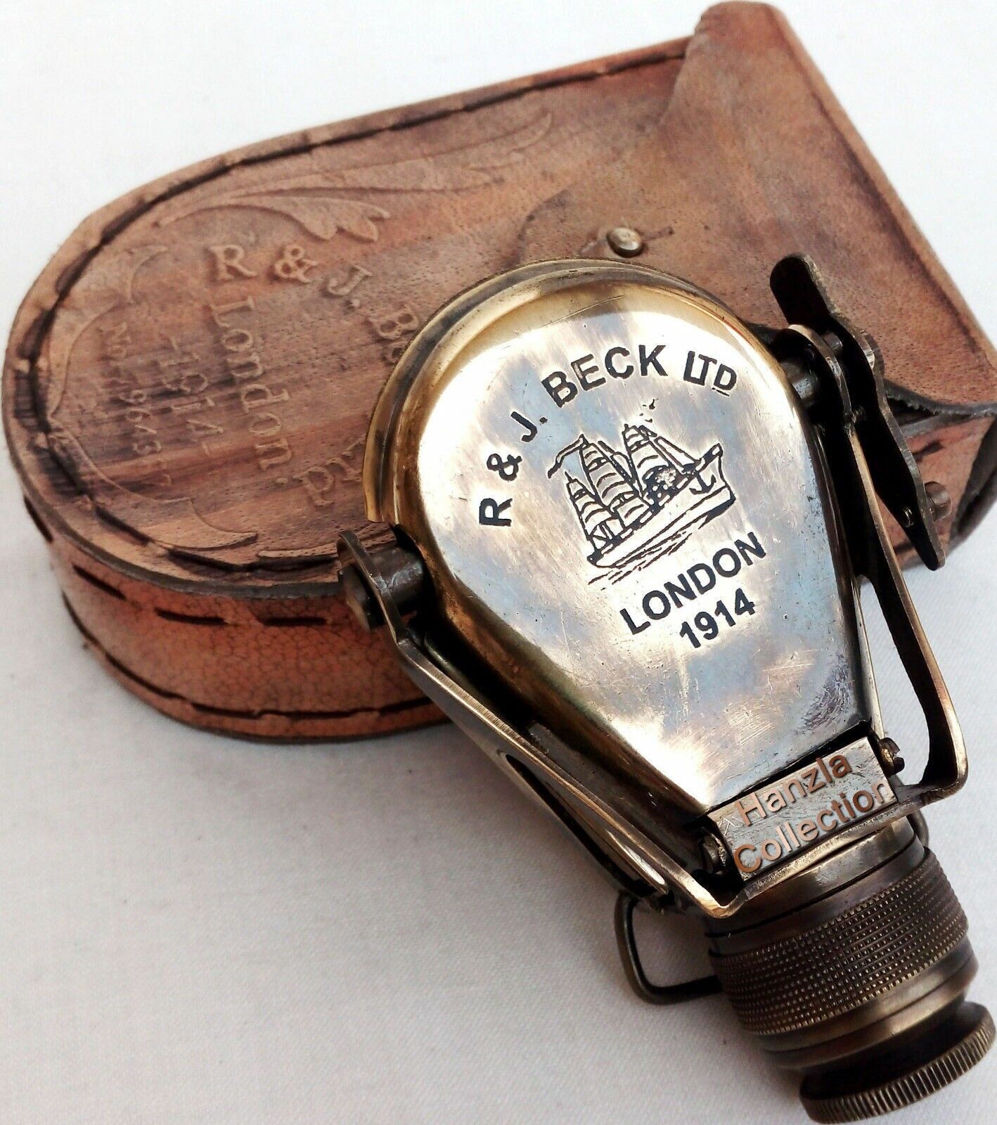 Brass Monocular Binocular Telescope Vintage Antique Nautical Spyglass Scope