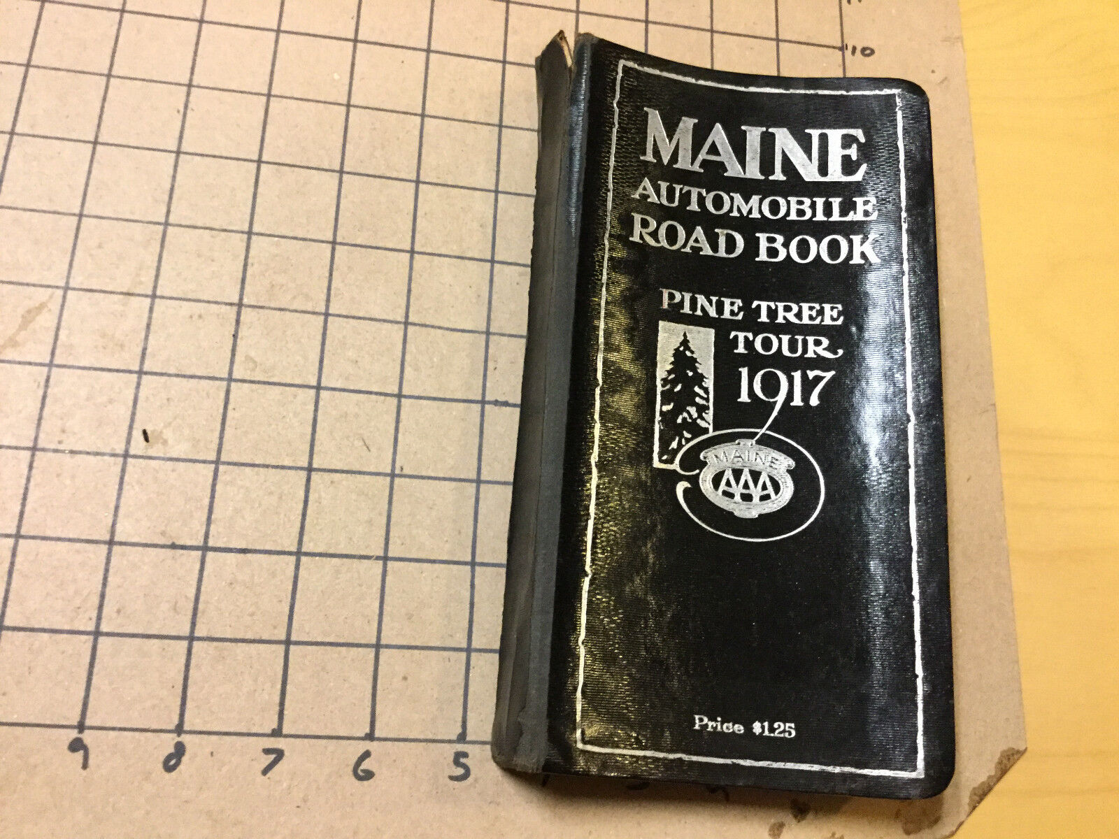 MAINE AUTOMOBILE ROAD BOOK pine tree tour 1917 -- 477pgs