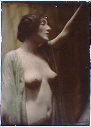 Nude woman,Audrey Munson,color autochromes,portrait photographs,A Genthe,1906