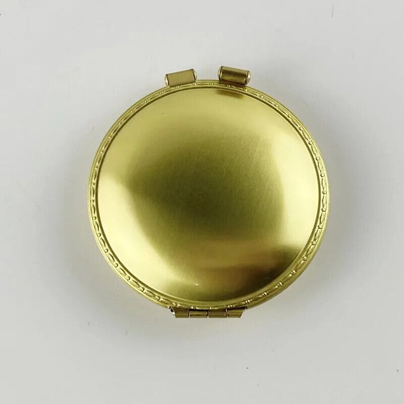 Compact Round Semi-automatic Antique Handmade Brass Mechanical Lighter Gift