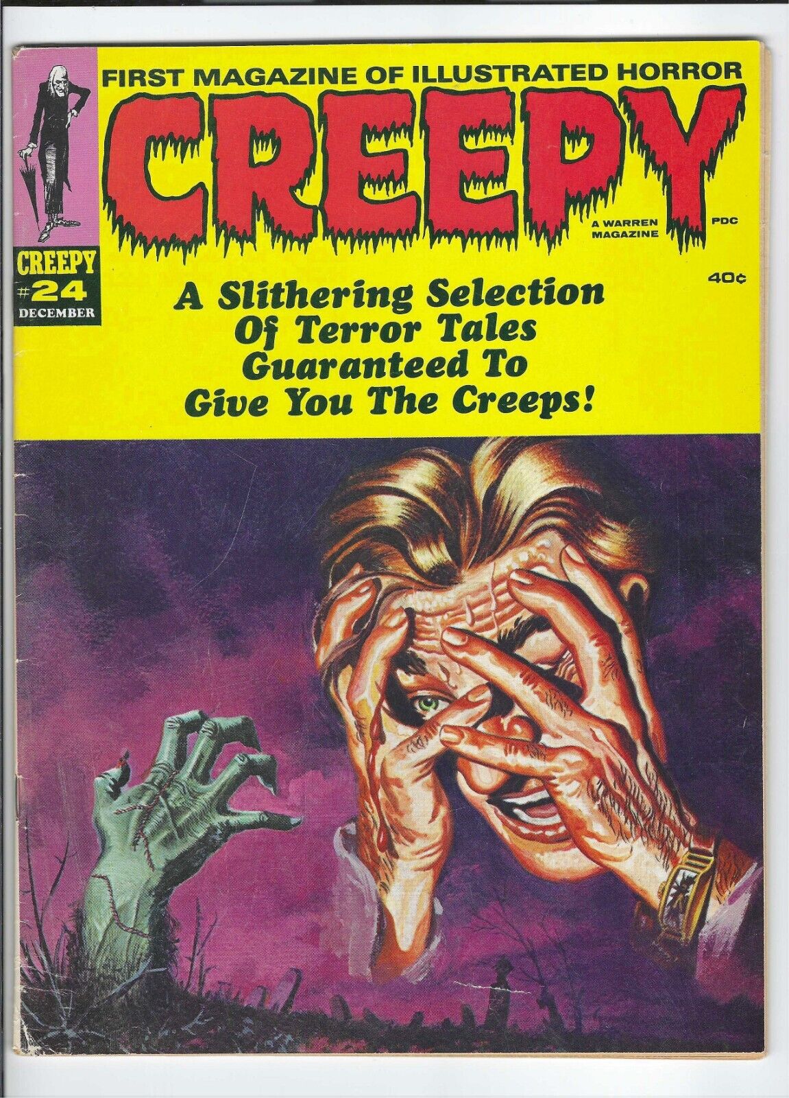 CREEPY #24: Dry Cleaned: Pressed: Bagged: Boarded: VF 8.0