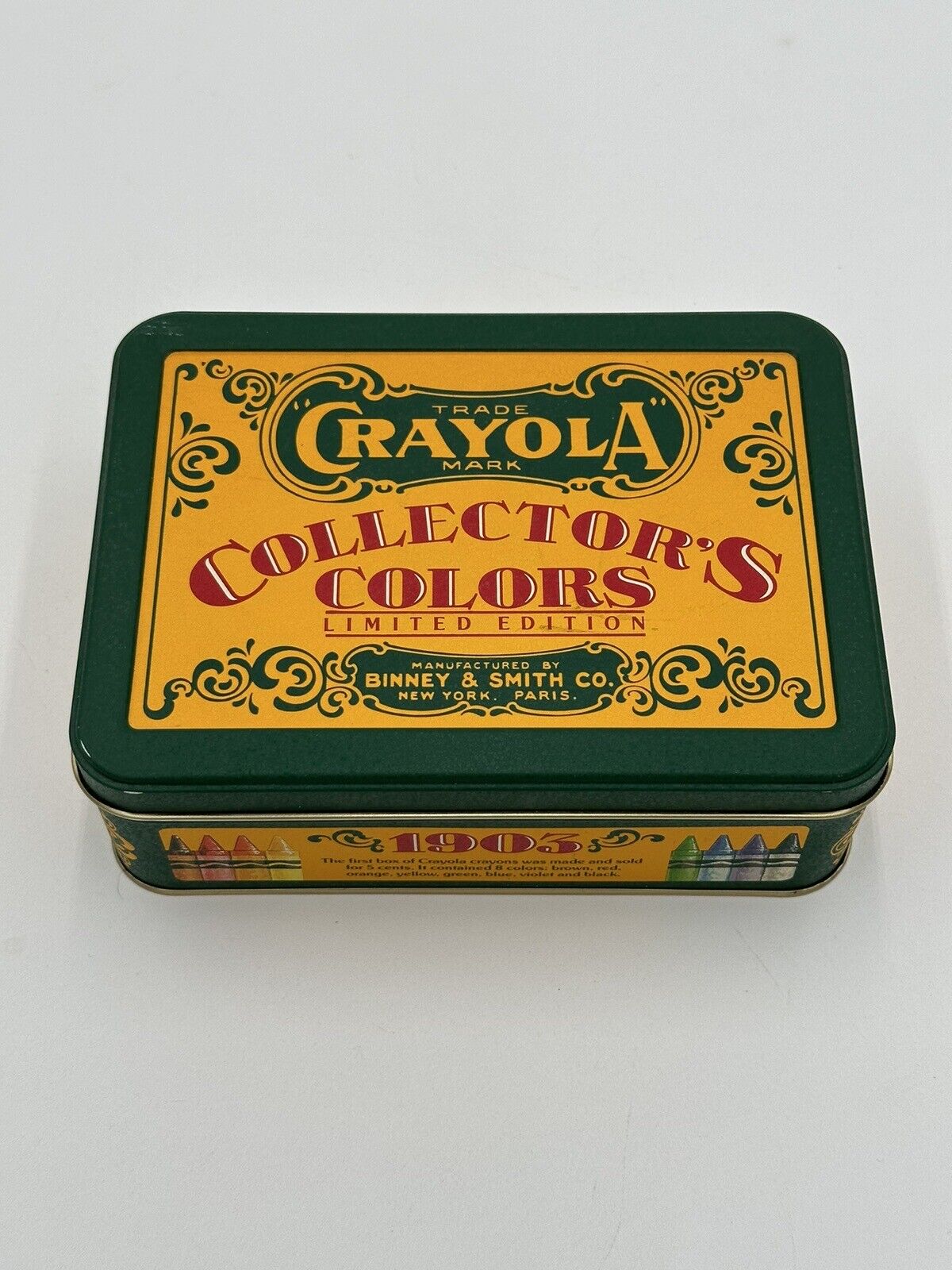 Crayola - Collector’s Colors Limited Edition Tin W/ 8 Retired Colors - New *Read