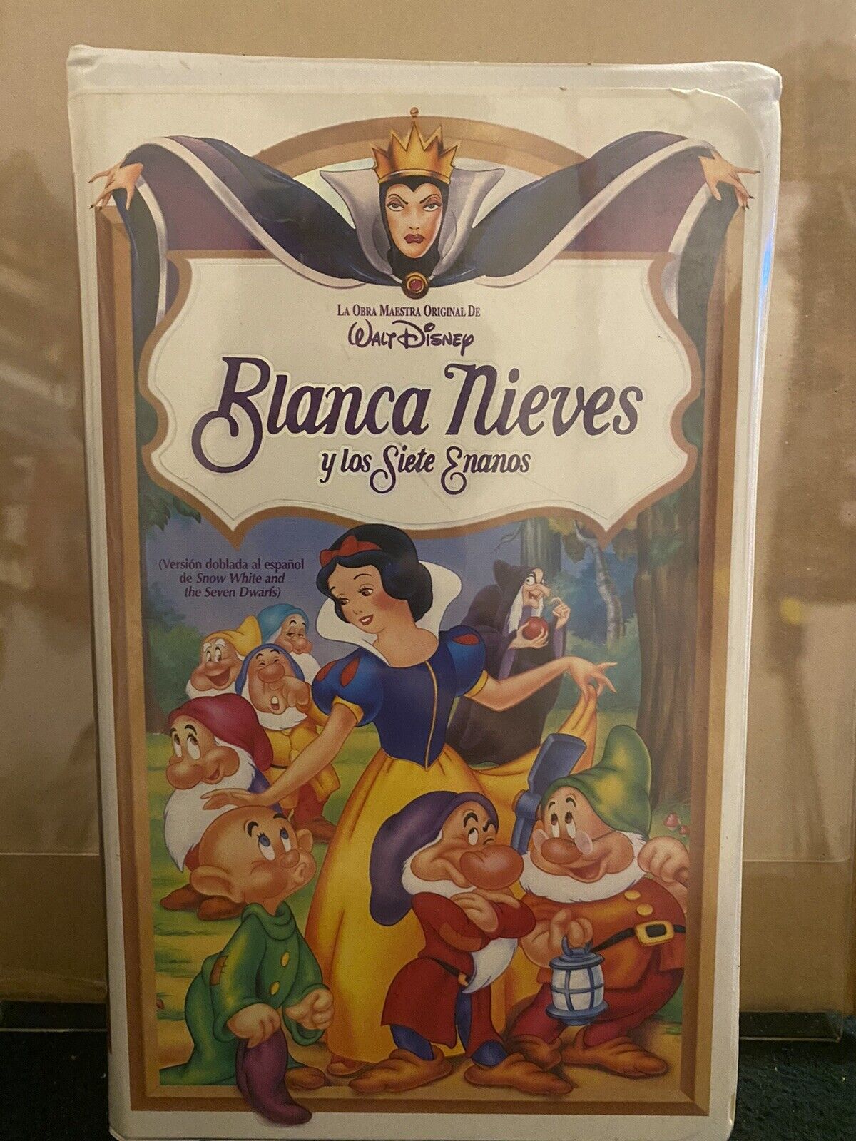 Snow White and the Seven Dwarfs Vintage VHS 1994 Spanish Dubbed