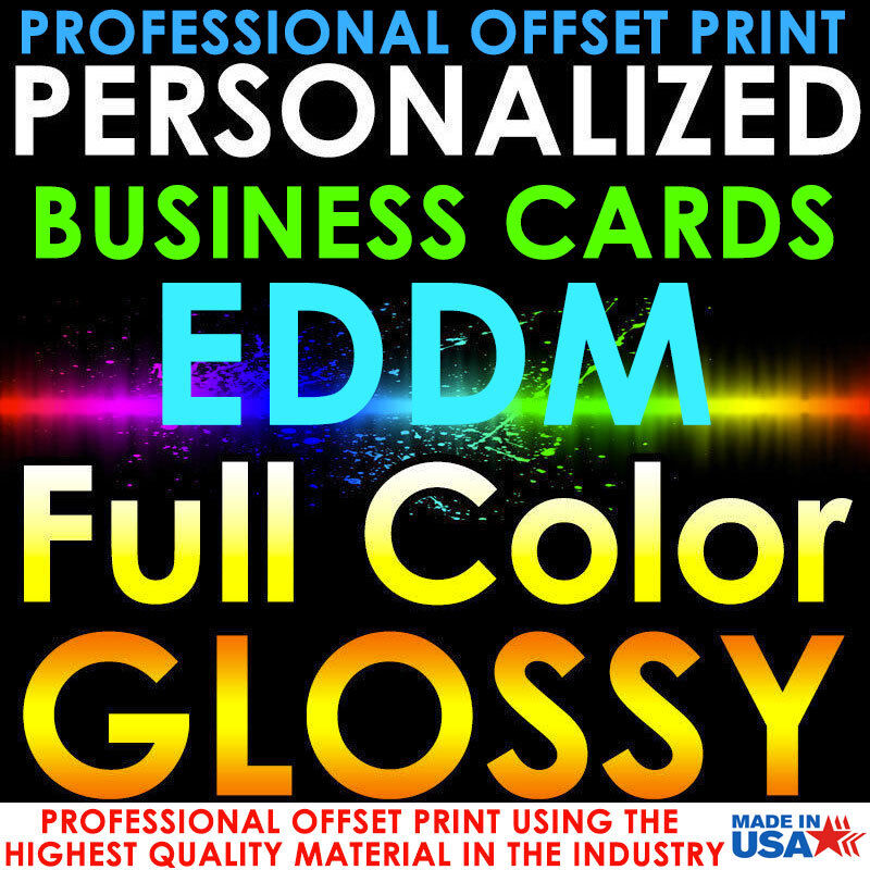 5000 PERSONALIZED 4x11 EDDM Mailers 16PT Full Color Gloss Every Door Direct Mail