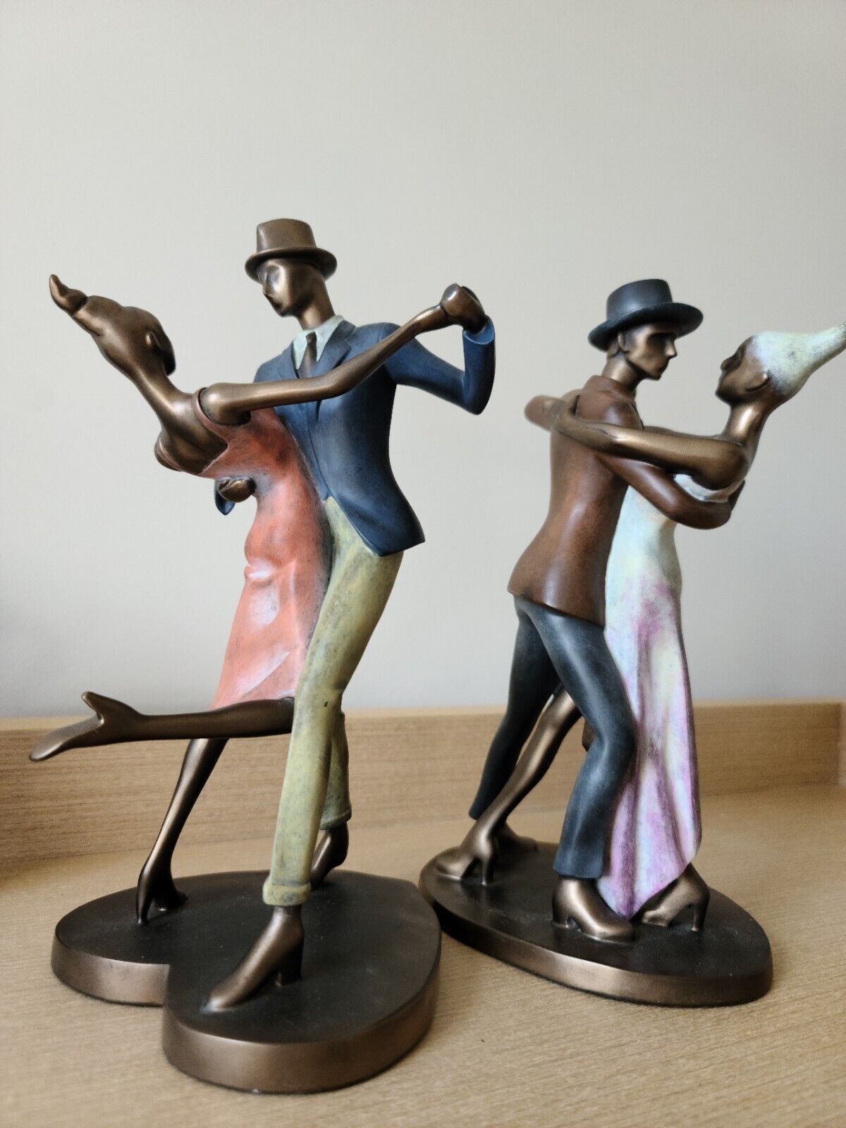 Vintage Summit Collection Pair Resin Figurines “Let’s Dance - Waltz” 10.5” 2001