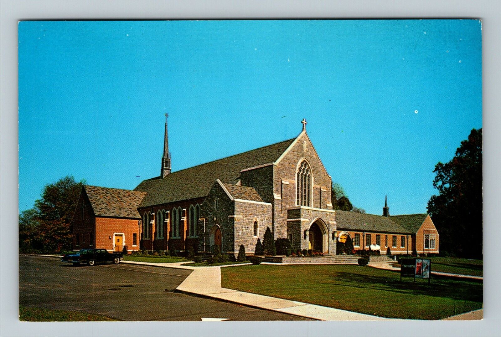 Ridgewood NJ-New Jersey Bethlehem Evangelical Lutheran Church Vintage Postcard