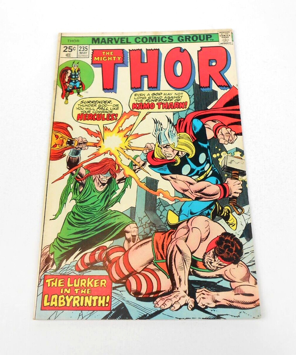 1975 Marvel Comics Thor #235 Kane Cover Buscema Art Has Value Stamp VG (4.0)