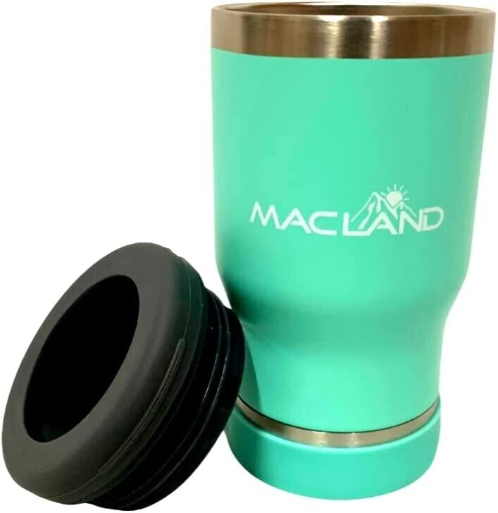 Landzie Macland Thermos Can Cooler Insulated Cup - Seamfoam Green