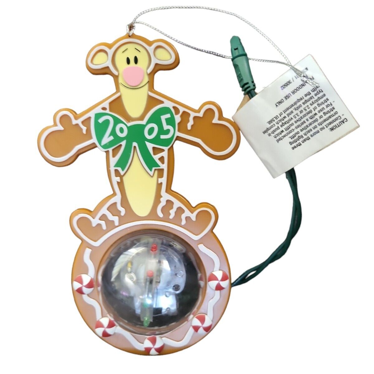 Disney Store 2005 Our Family Tree Light-up holiday ornament Tigger
