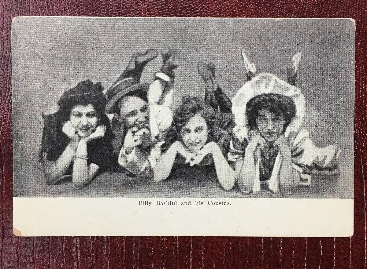 Antique Posted Postcard “Billy Bashful and his Cousins\