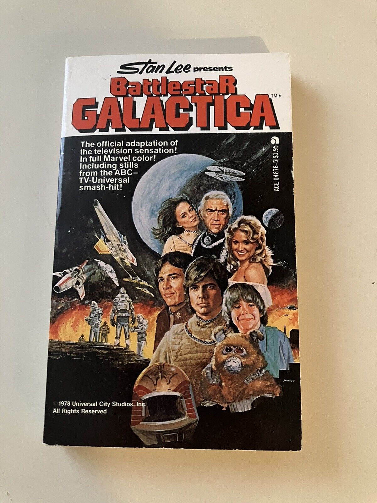 1978 Original Battlestar Galactica Marvel Comics Paperback, Stan Lee