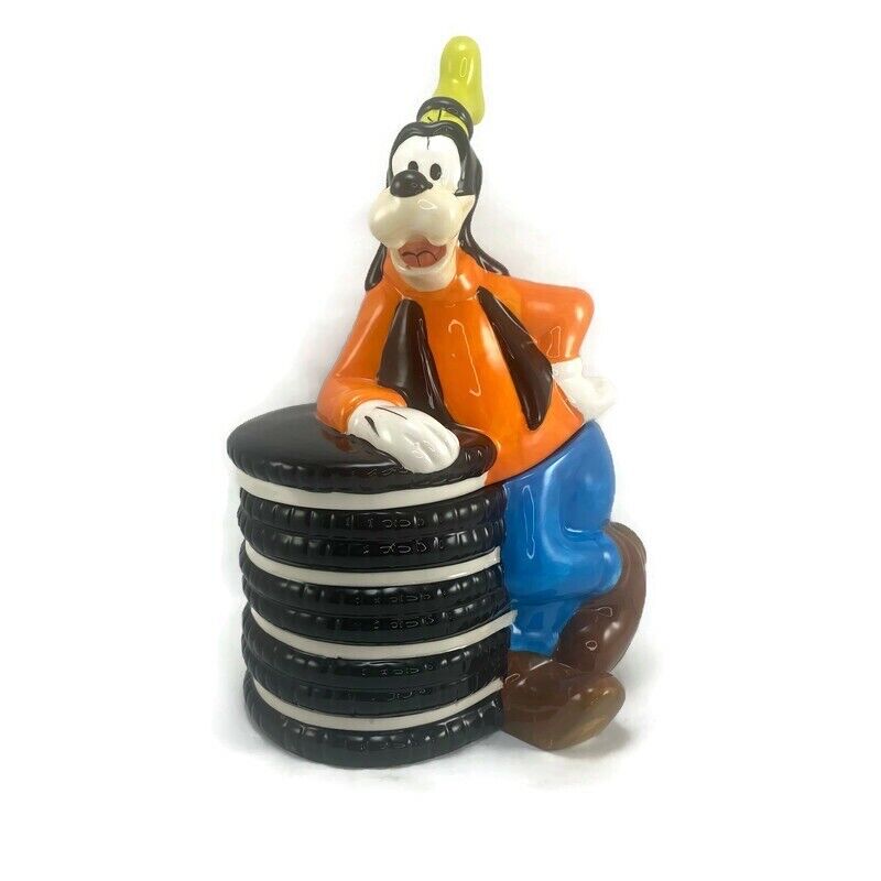 New Disney Goofy Ceramic Oreo Cookie Jar 12\
