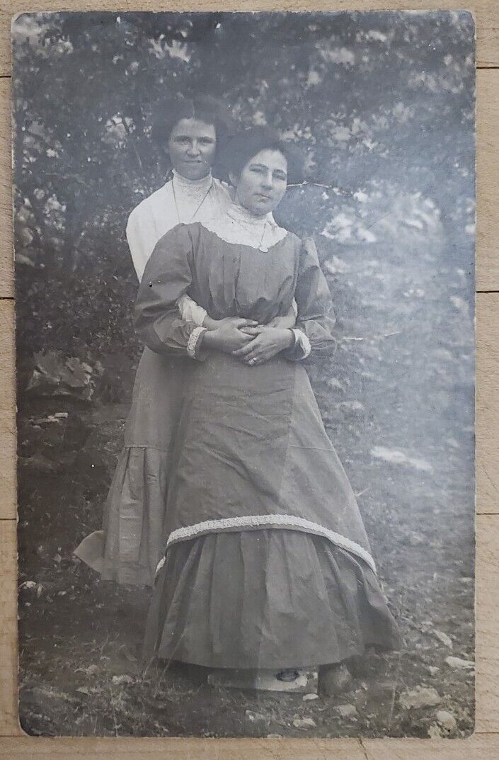 Vintage Postcard Photo RPPC Women Girls Early 20th Century.   P269