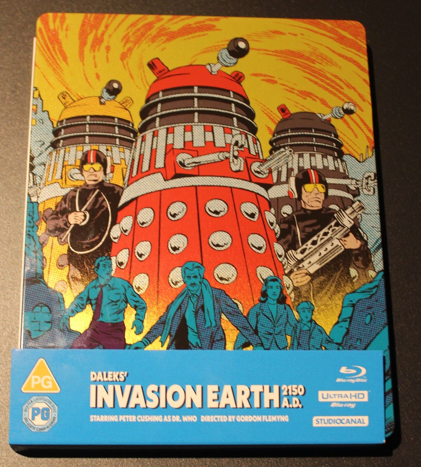 Steelbook - Region 2 - Studio Canal - Daleks\' Invasion of Earth 2150AD - UHD/BLU