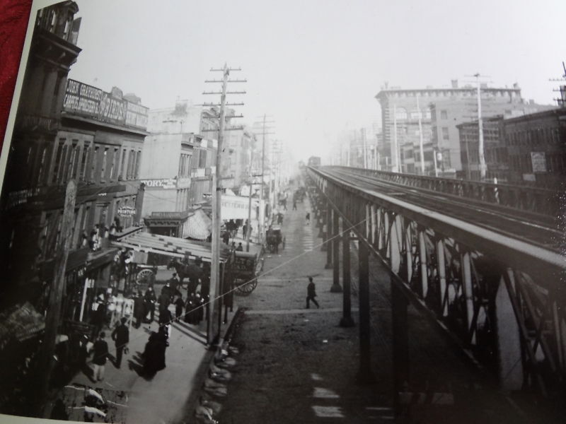 1890s 6 Av North to W 24 St NYC New York City Photo