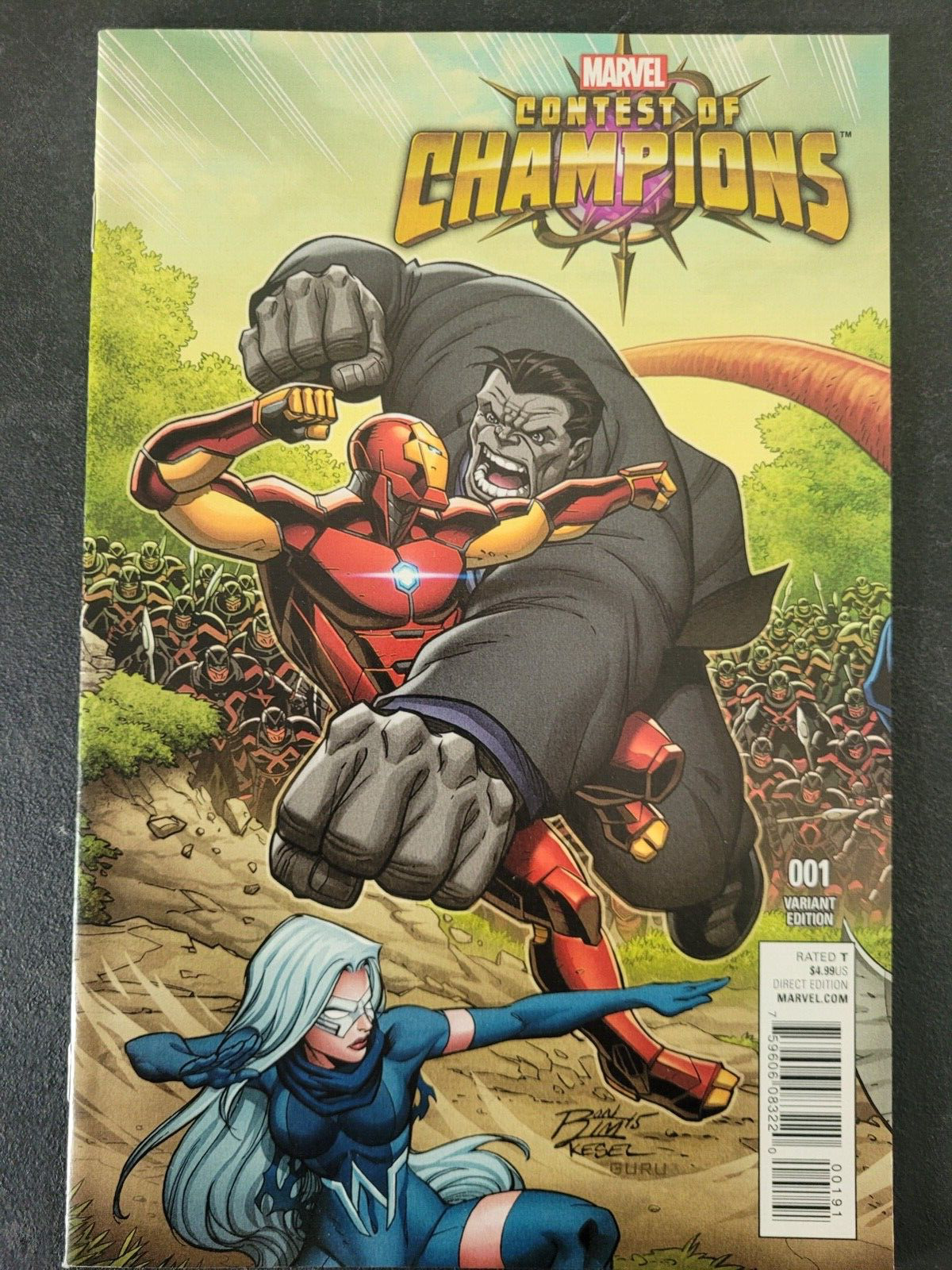 CONTEST OF CHAMPIONS #1 (2015) MARVEL 1ST APPEARANCE OF WHITE FOX VARIANT COVER