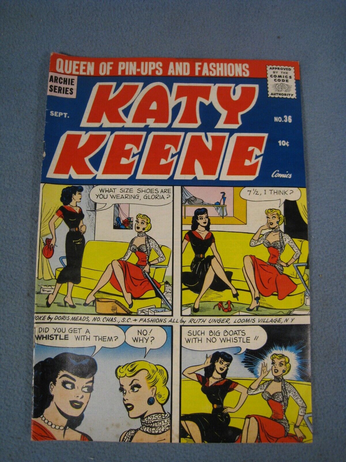 Vintage 1957 Katy Keene No 36 Comic