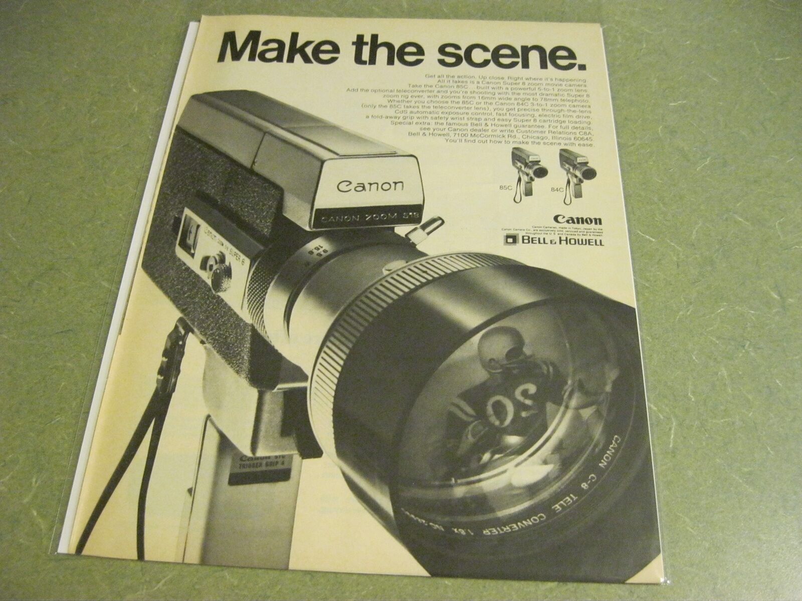 1967 Canon 85C & 84C - Magazine Ad 