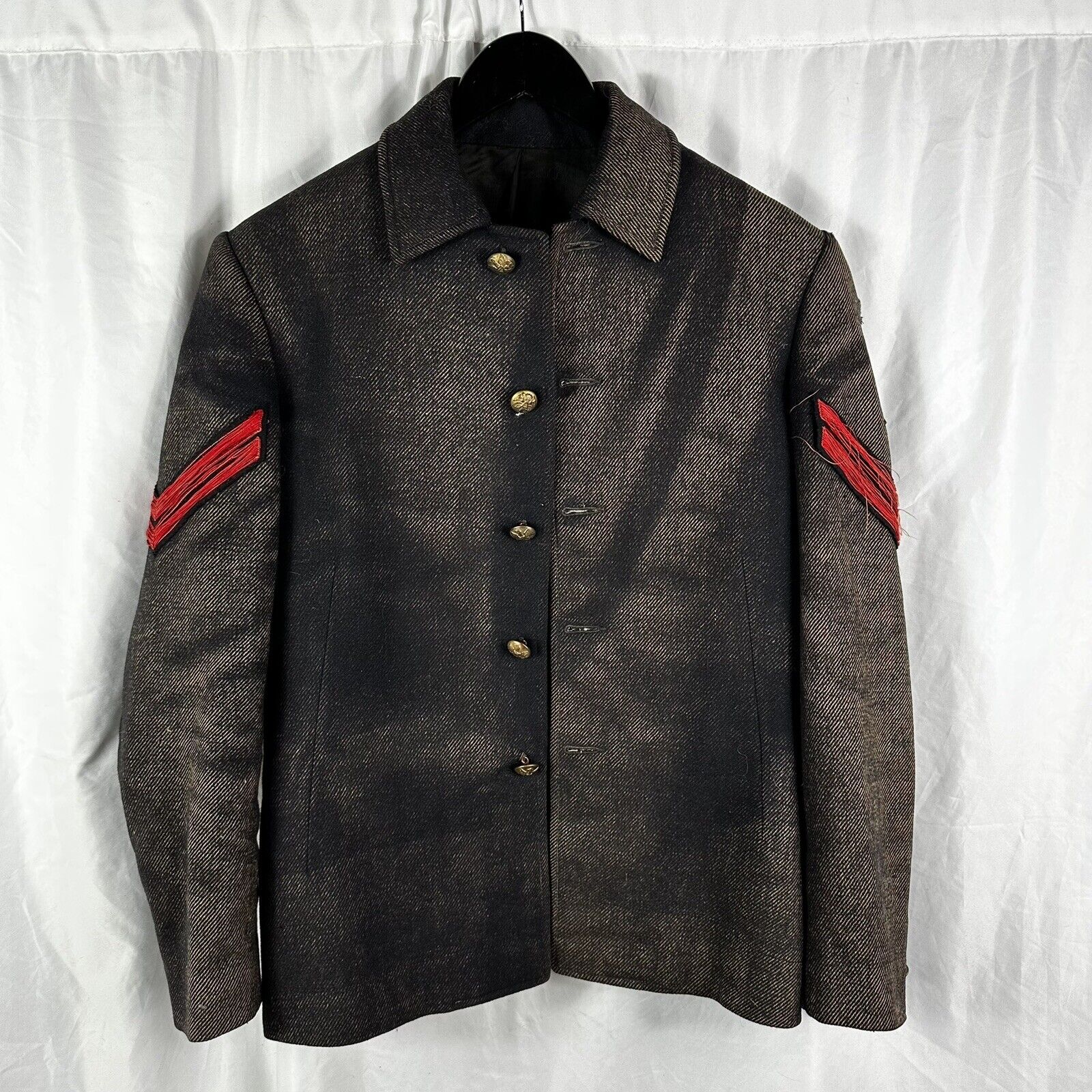 Original 1880s Indian Wars US Army Winter Sack Coat Unique Fade