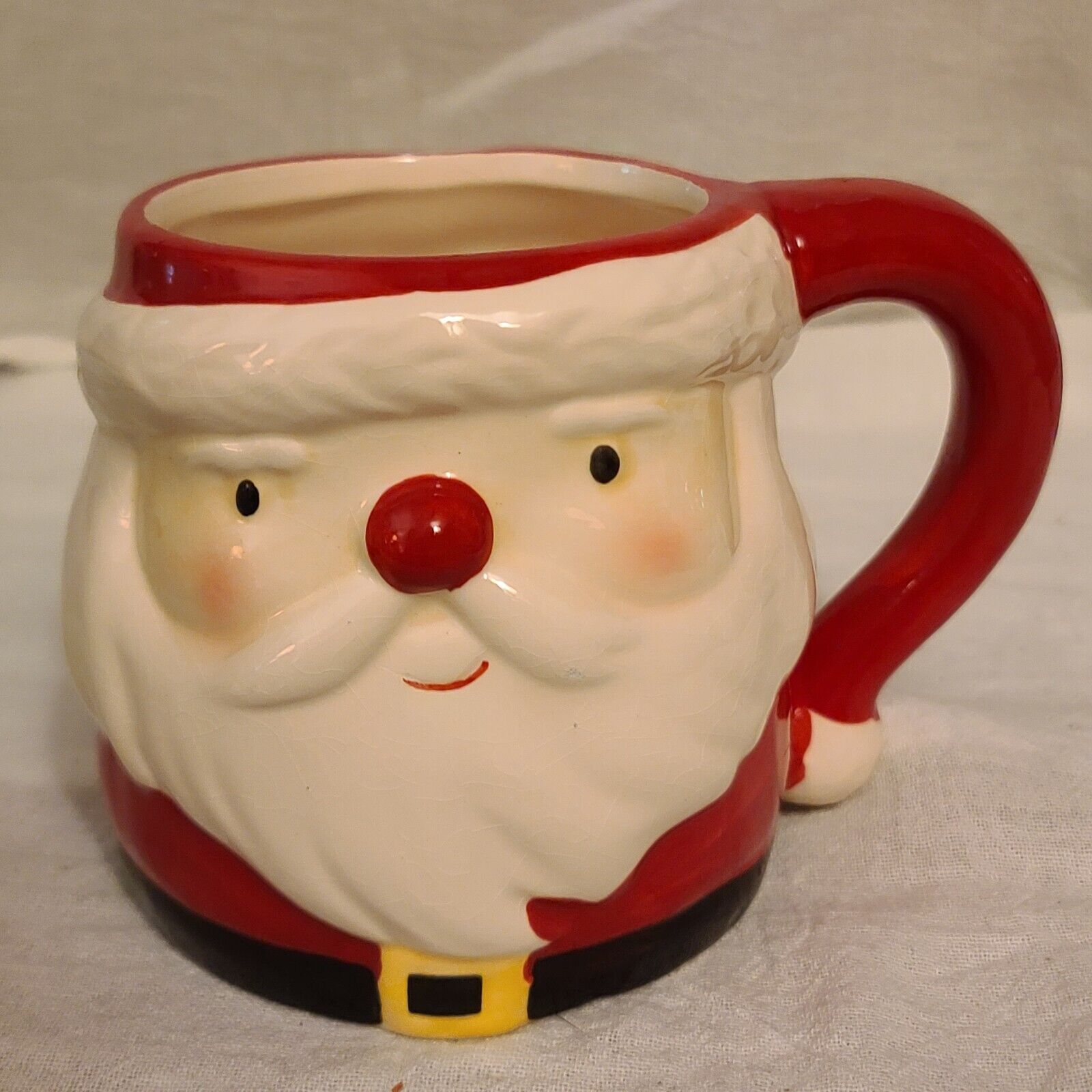 Earthenware Santa Mug Cup ~Clearance